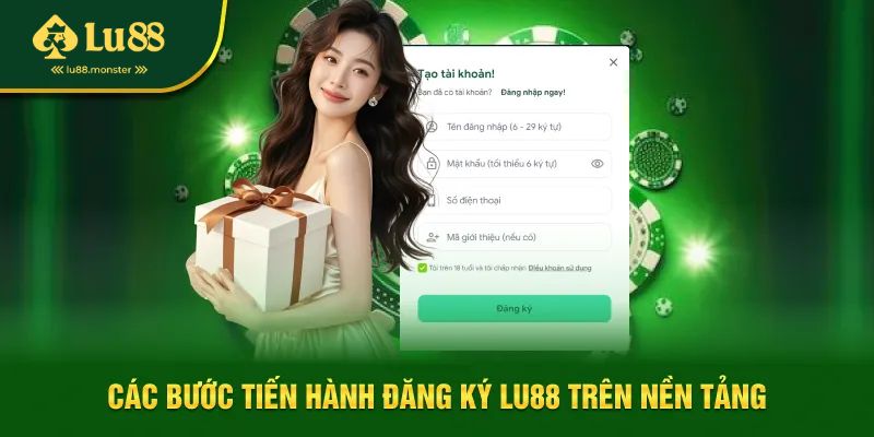 Cách đăng ký tài khoản lu88